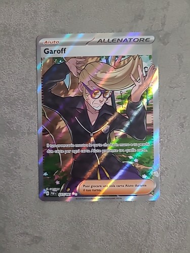 Carta pokemon garoff full - carta, art