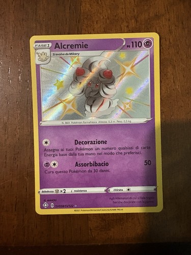 Carta pokémon alcremie - pokémon,