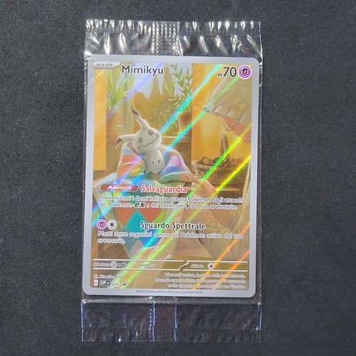Carta pokémon mimikyu - carta,