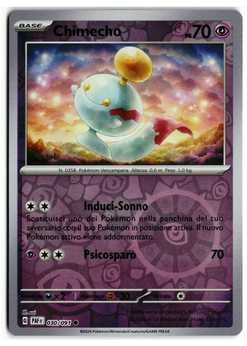 Pokémon chimecho 030 - chimecho, 030/091