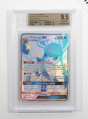Pokemon bgs glaceon gx - pokemon, 9.5