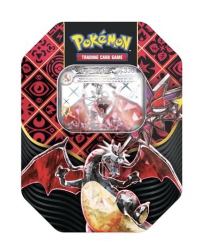 Charizard cromatico tin - charizard, ex