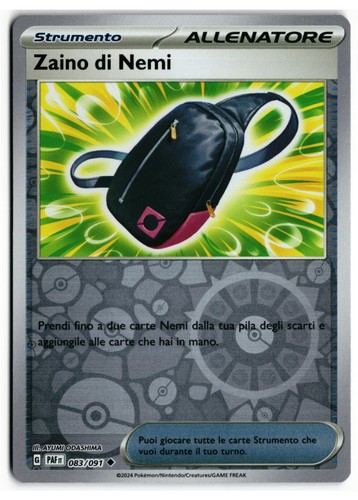 Pokémon zaino nemi 083 091 - zaino, 083/091