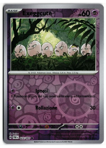 Pokémon exeggcute 023 - exeggcute, 023/091