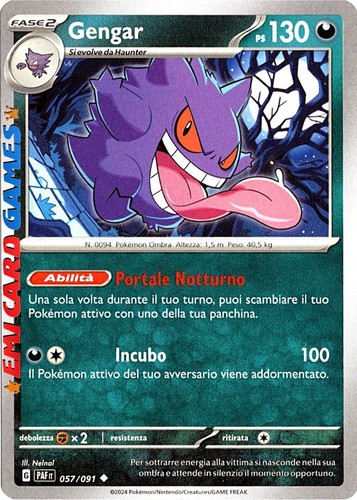 Gengar 057 091 non - non, comune