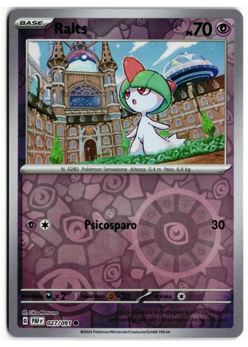 Pokémon ralts 027 091 - pokémon,