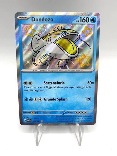 Carta pokemon dondozo - carta, 126/091