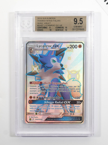 Pokemon bgs lycanroc gx - 9.5,