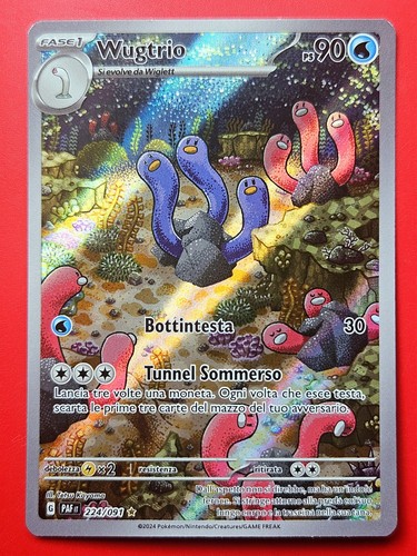Carta pokemon wugtrio - carta,
